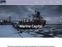 Tablet Screenshot of marine-capital.co.uk
